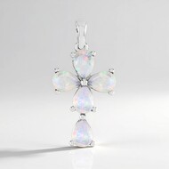 Welo Opal Silver Pendant
