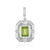 Peridot Silver Pendant
