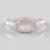 Anello in argento con Quarzo Rosa