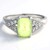 Anello in argento con Prehnite