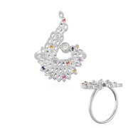 Anello in argento con Opale di Welo (MONOSONO COLLECTION)