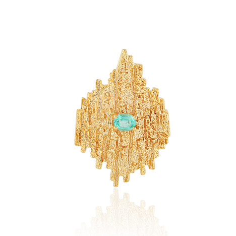 Russischer Smaragd-Silberanhänger (MONOSONO COLLECTION)