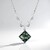 Collana in argento con Agata Muschiata