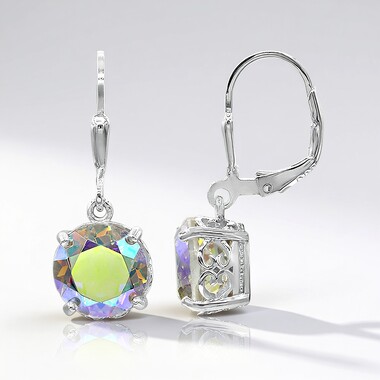 Moonlight Quartz Silver Earrings