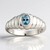 Anello in argento con Acquamarina del Mozambico (Pallanova)