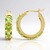 Orecchini in argento con Peridoto della Birmania