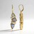 Orecchini in argento con Labradorite Blu Maniry (KM by Juwelo)