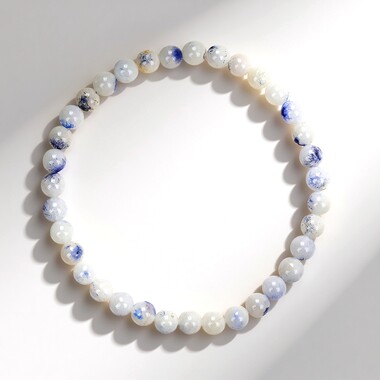 Blauer Quarz-Armband