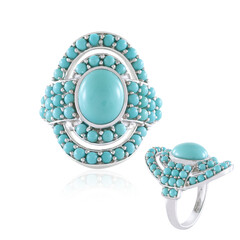 Sleeping Beauty-Türkis-Silberring (Faszination Türkis)