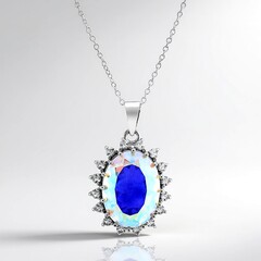 Collana in argento con Quarzo Moonlight