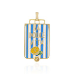 Colgante en plata con Citrino