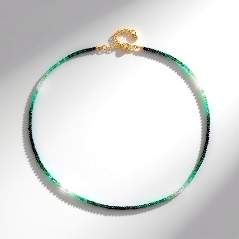 Collana in argento con Smeraldo Brasiliano