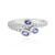 Anello in argento con Tanzanite