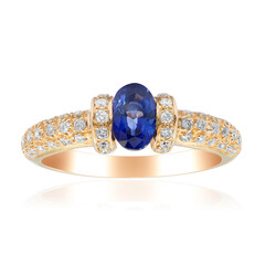 Anello in oro con Zaffiro Blu (Nara Jewelry)