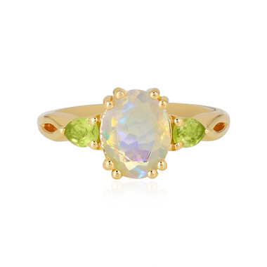 Anello in argento con Opale di Welo