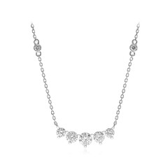 18K I1 (H) Diamond Gold Necklace (CIRARI)