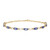 Bracelet en or et Tanzanite AAA (CIRARI)