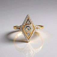 Anello in argento con Zircone