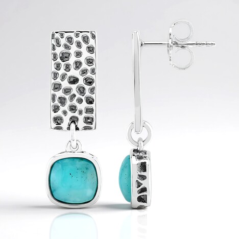 Orecchini in argento con Amazzonite