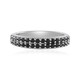 Anello in argento con Spinello Nero