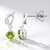 Orecchini in argento con Peridoto Jilin (Pallanova)