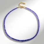 Collana in argento con Tanzanite