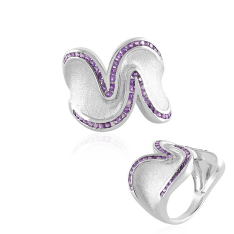 Amethyst Silver Ring (de Melo)