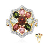 Anillo en plata con Turmalina rosa de Brasil (de Melo Essence)