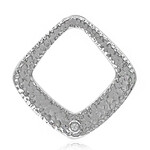 Colgante en plata con Topacio blanco (MONOSONO COLLECTION)