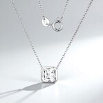 Collana in argento con Topazio Bianco