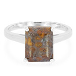 Dinosaurier-Quarz-Silberring