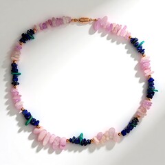 Collana in argento con Lapislazzuli (Adela Silber)