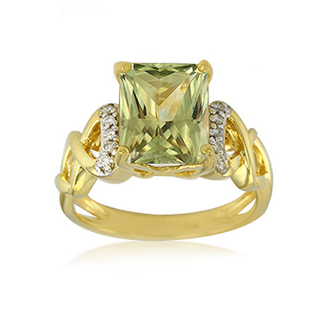 Zilveren ring met een zultaniet