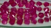 Zilveren halsketting met Fuchsia kwartskristallen