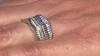 Zilveren ring met I1 (G) Diamanten (Annette)