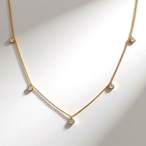 Collier en or et Diamant SI1 (H) (CIRARI)