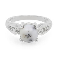 Dendriten-Achat-Silberring