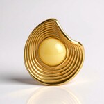 Ciondolo in argento con Ambra Milky Baltica (dagen)