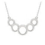 Zirkon-Silbercollier