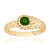 9K Russian Diopside Gold Ring (Ornaments by de Melo)