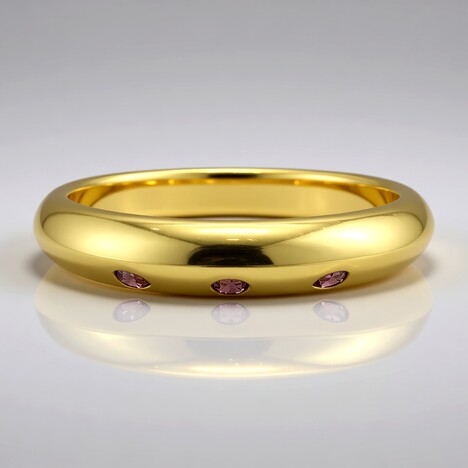 Anello in argento con Rodolite