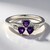 Anello in argento con Ametista