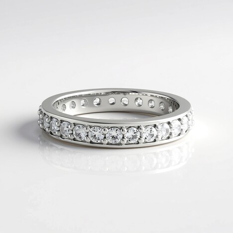 Anello in argento con Zircone