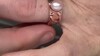 Anillo en plata con Perla rosa Freshwater