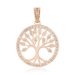 Ciondolo in oro con Diamante Rose de France SI1 di Argyle (Annette)