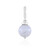 Colgante en plata con Ágata de lazo azul (MONOSONO COLLECTION)