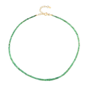 Collar en plata con Esmeralda de Zambia