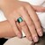 Blauer Kingman Mohave-Türkis-Silberring (Jones Lee)