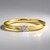 Anello in oro con Diamante SI2 (G) (Annette)
