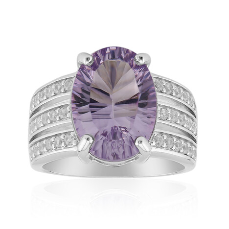 Bolivianischer Amethyst-Silberring